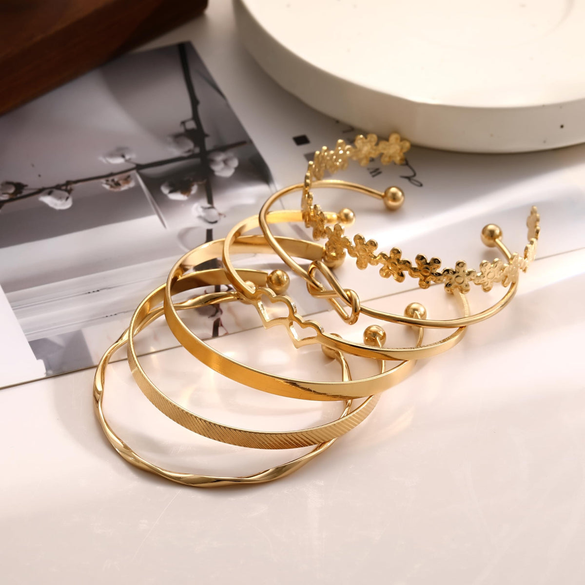 Stackable Bangle Bracelets The Nichole Collection - Official Site