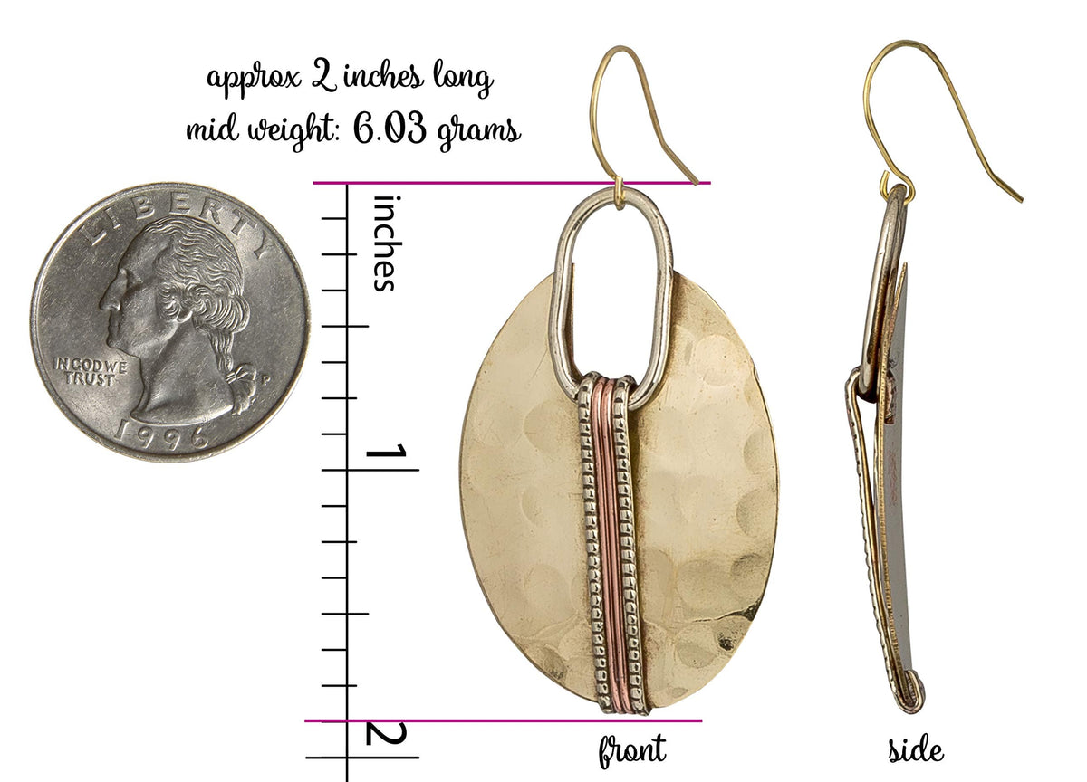 MEDITERRANEAN GLOW HAMMERED GOLD EARRINGS The Nichole Collection - Official Site