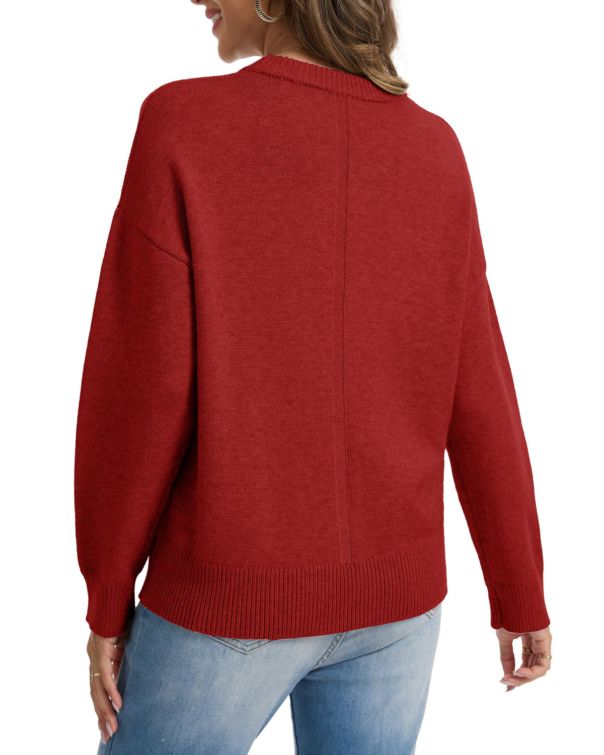 Oversized Cashmere-Blend Crewneck Sweater The Nichole Collection