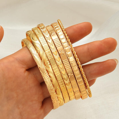 Stackable Bangle Bracelets