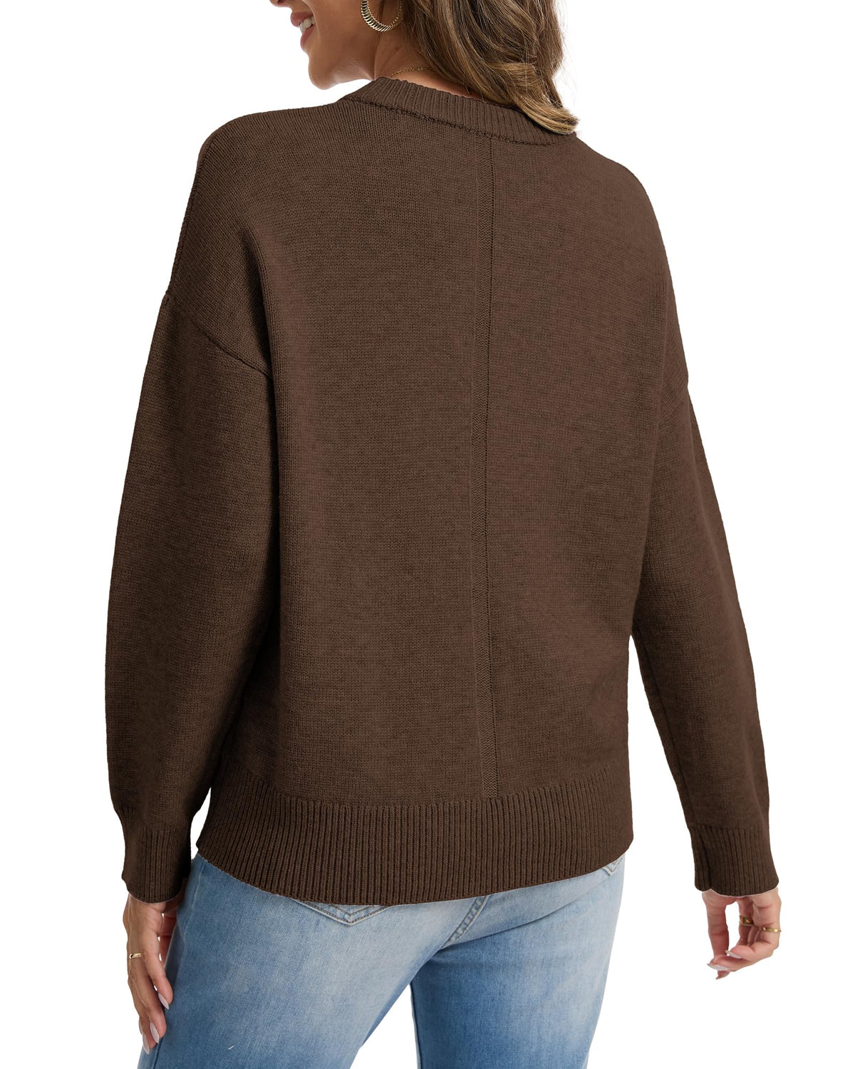 Oversized Cashmere-Blend Crewneck Sweater The Nichole Collection
