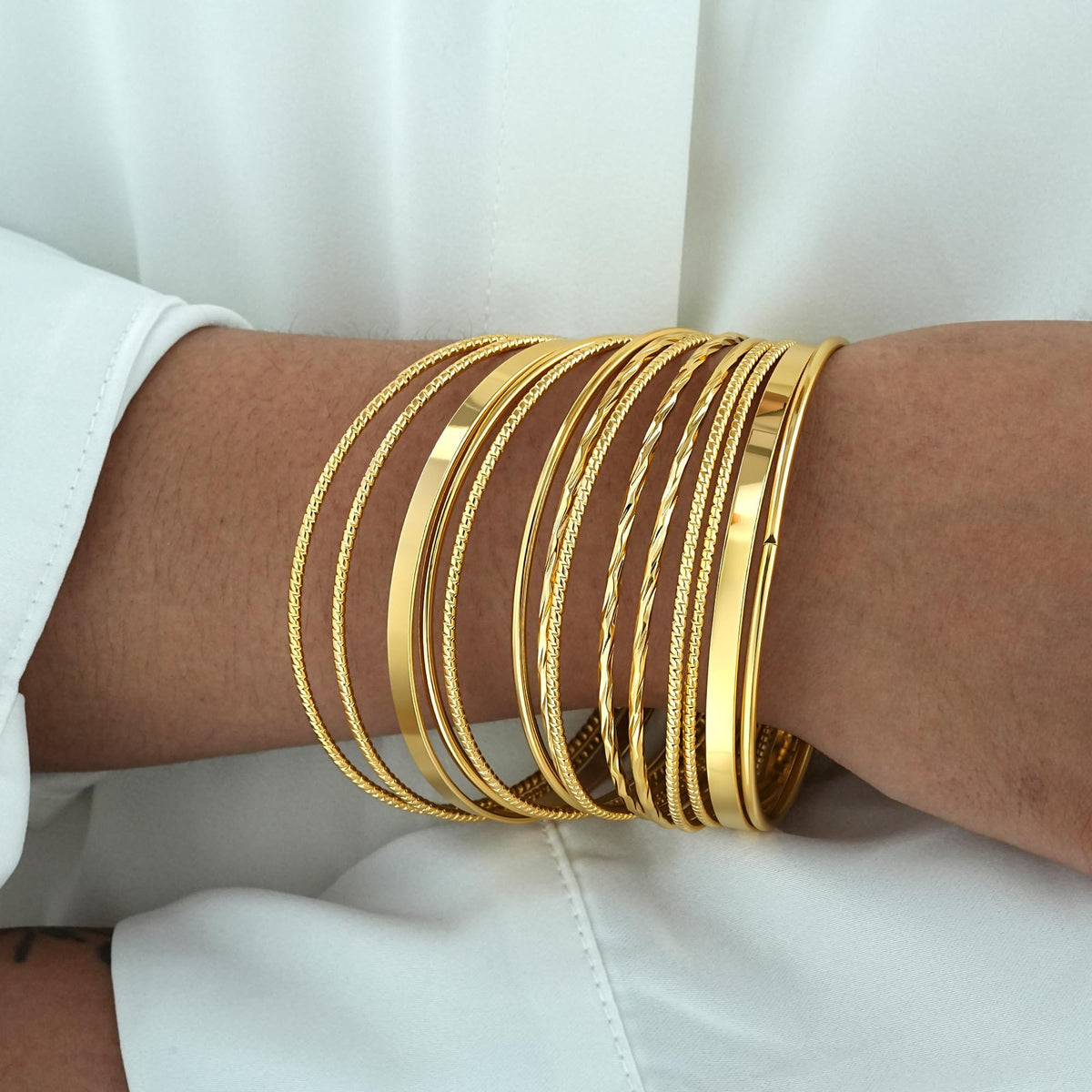 Stackable Bangle Bracelets