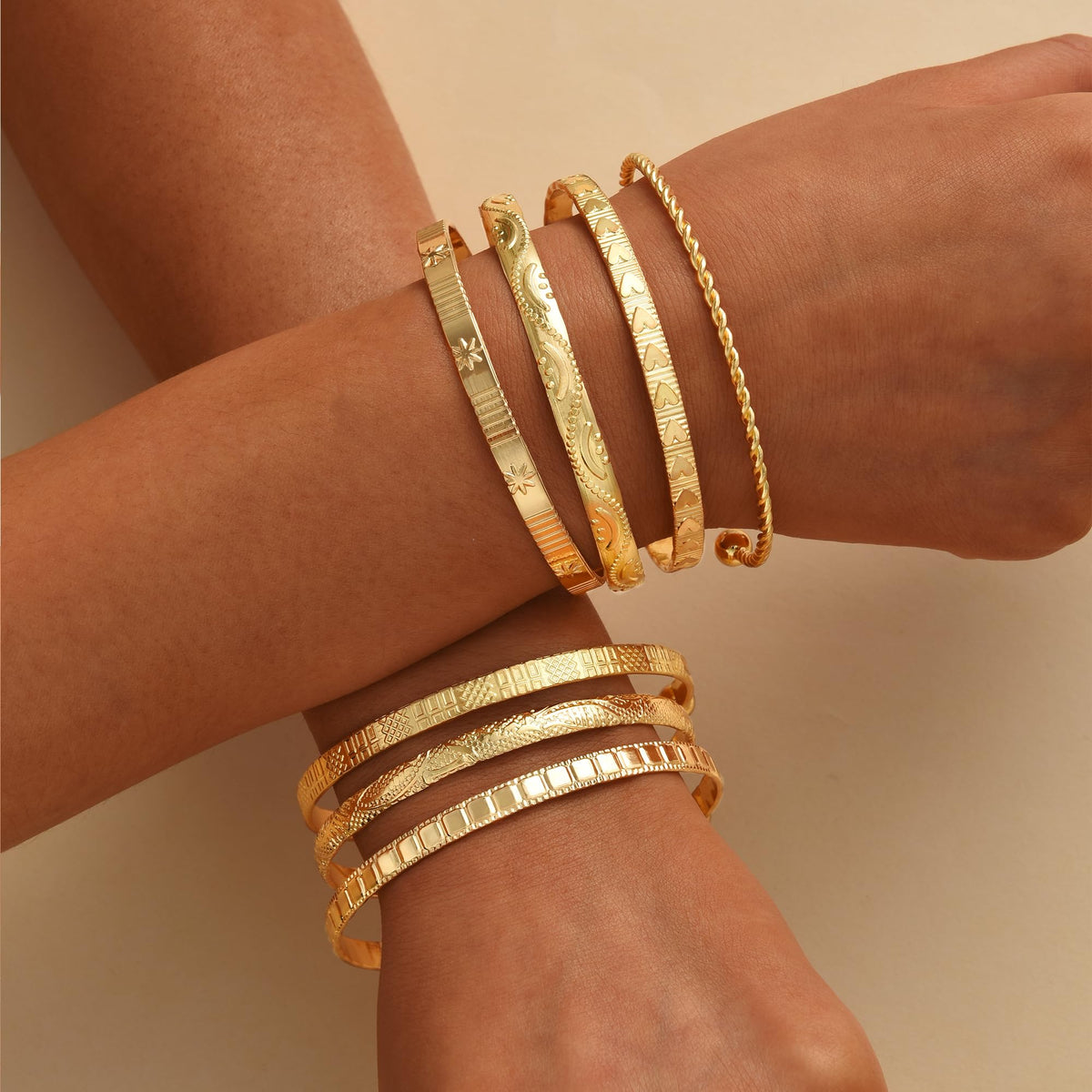 Stackable Bangle Bracelets