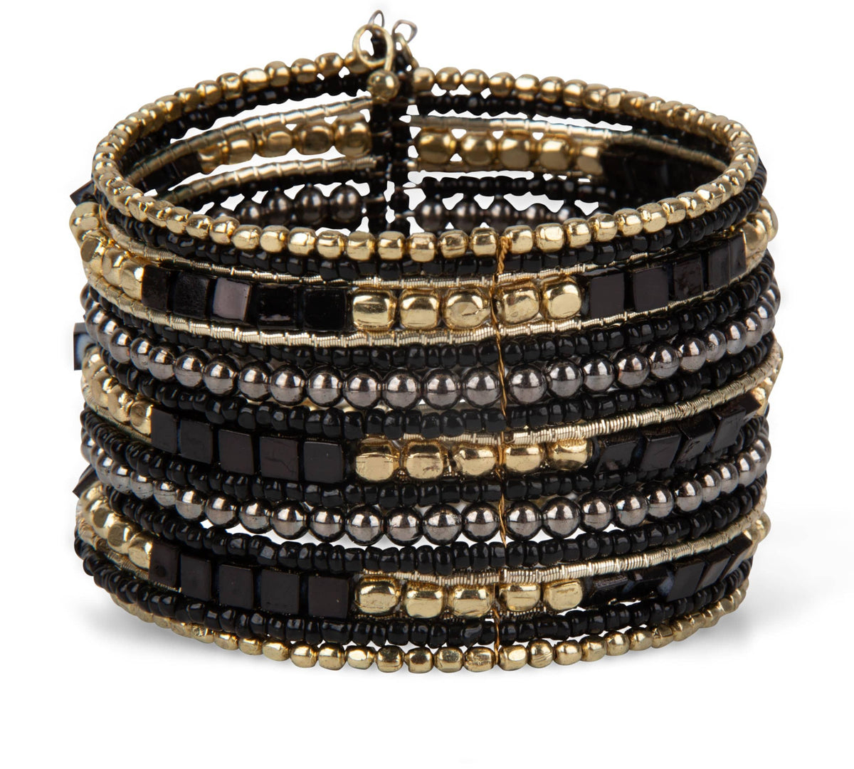 BOHEMIAN CUFF STACKABLE BEADED BRACELETS The Nichole Collection - Official Site