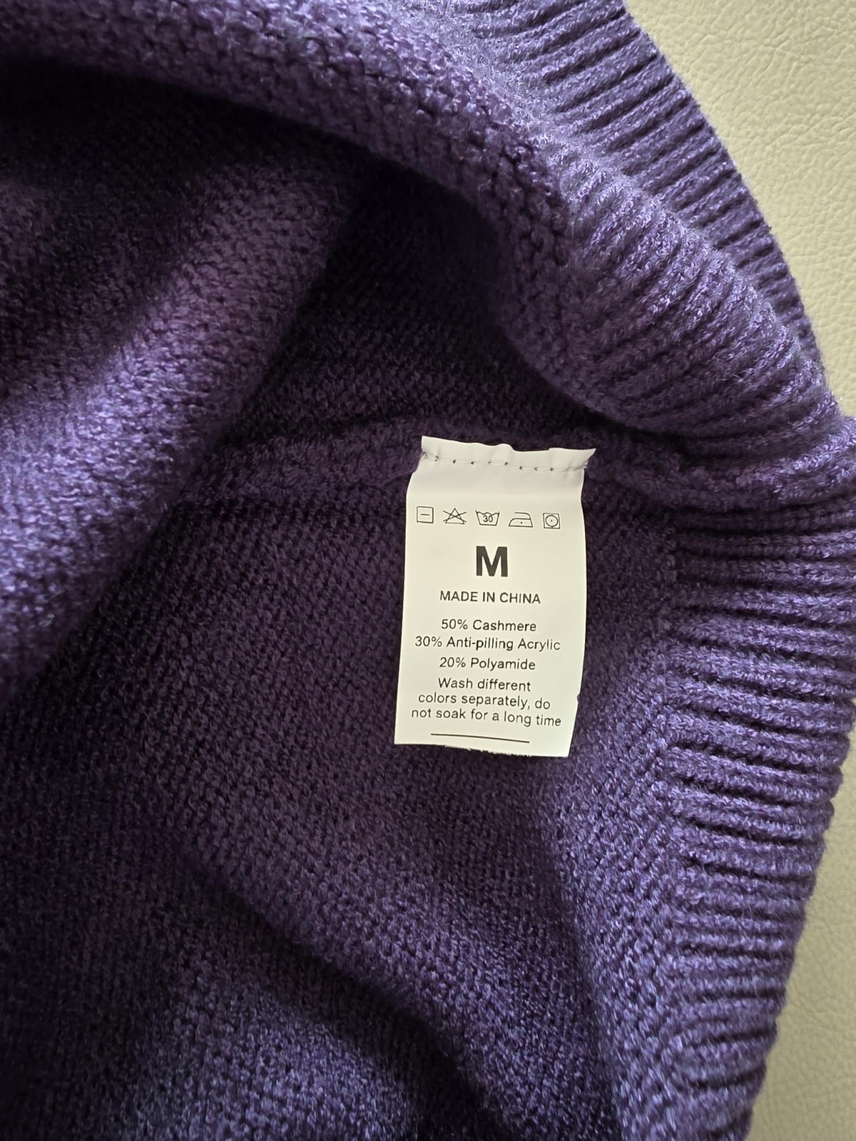 Oversized Cashmere-Blend Crewneck Sweater The Nichole Collection