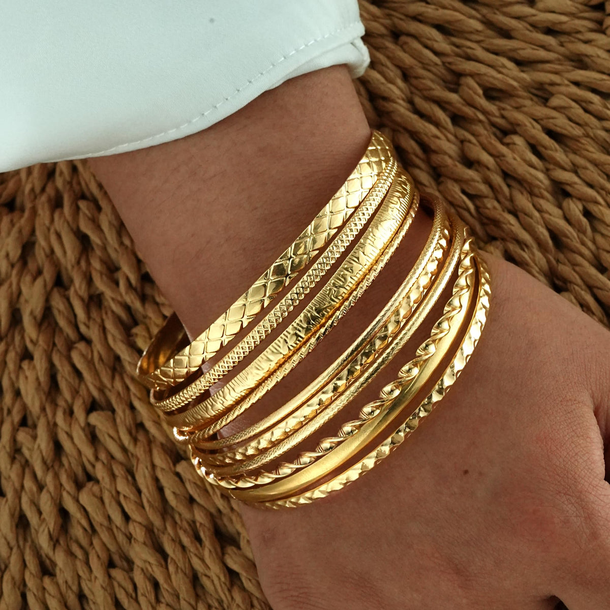 Stackable Bangle Bracelets The Nichole Collection - Official Site