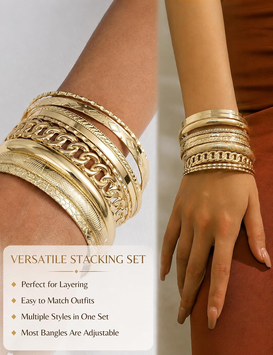 Stackable Bangle Bracelets The Nichole Collection - Official Site