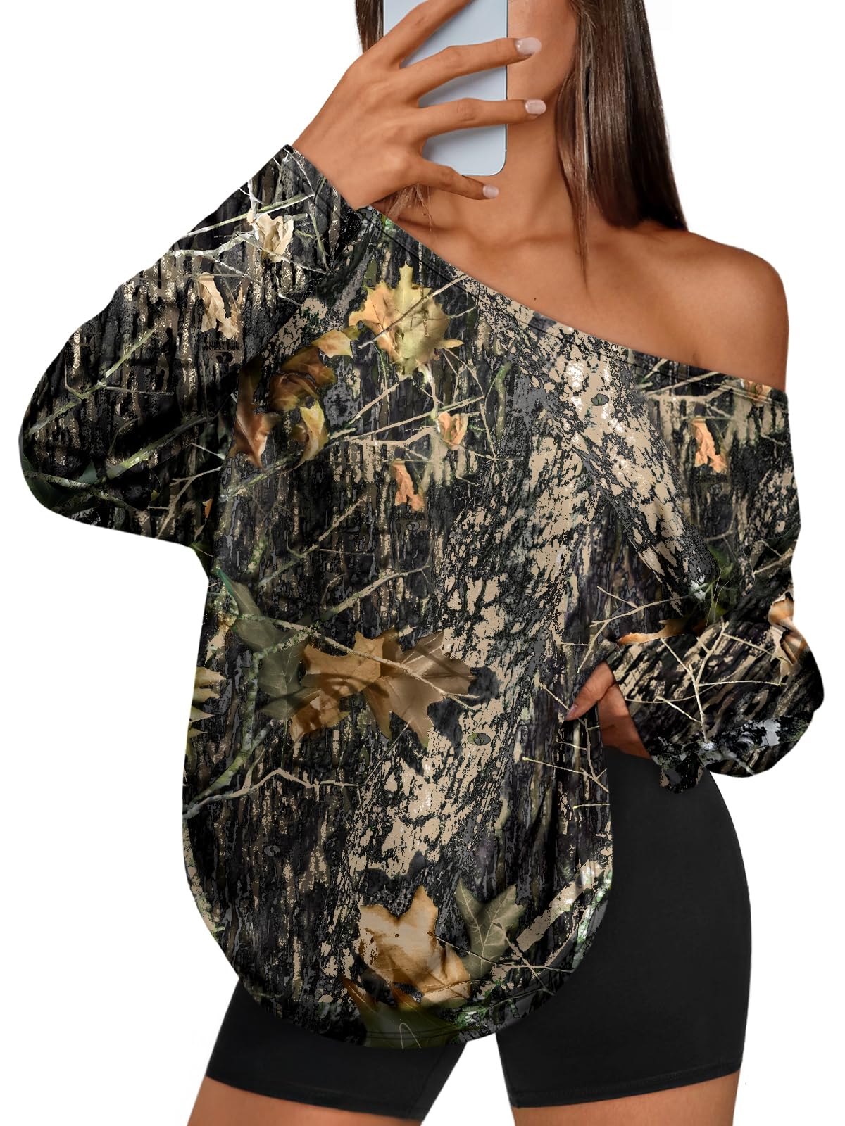 Off Shoulder Oversized Top