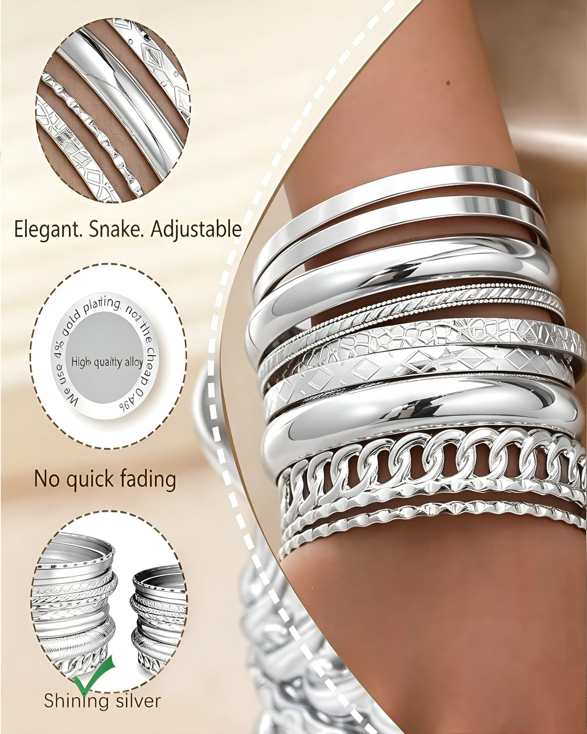 Stackable Bangle Bracelets The Nichole Collection - Official Site