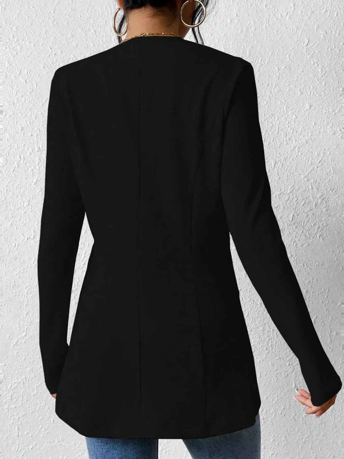 Single-Button Long-Sleeve Blazer The Nichole Collection - Official Site