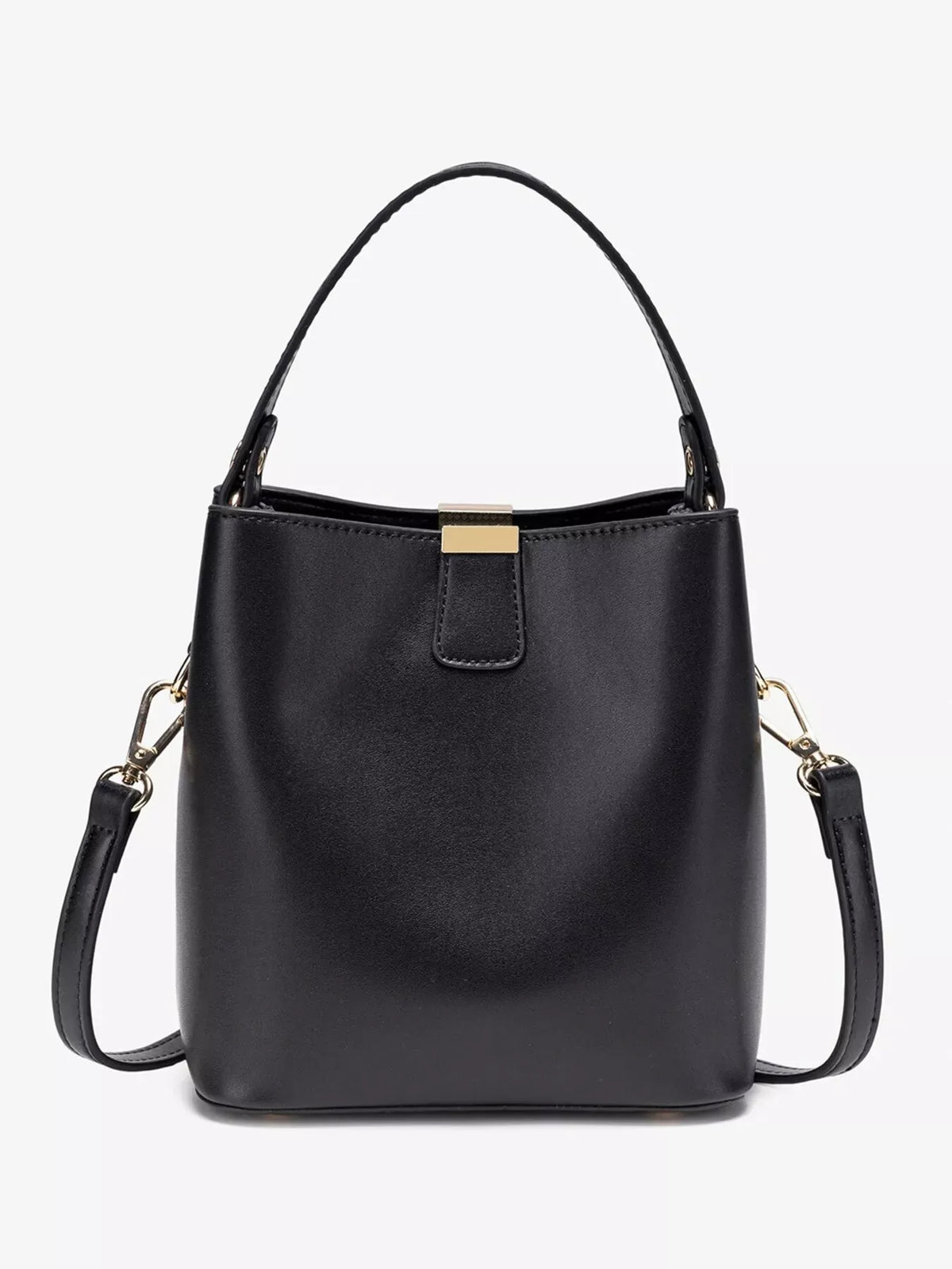 GOLD-TONE BUCKET CROSSBODY BAG The Nichole Collection - Official Site