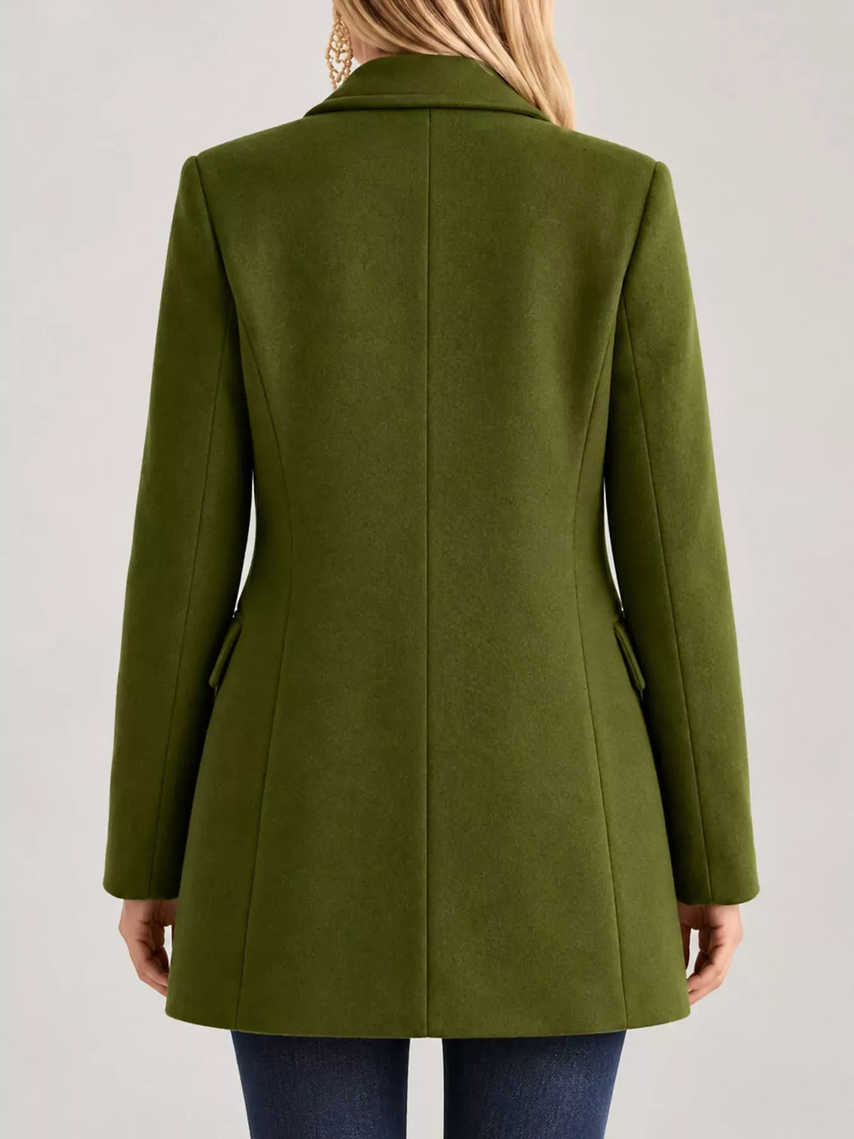 Cashmere-Blend Tailored Coat The Nichole Collection