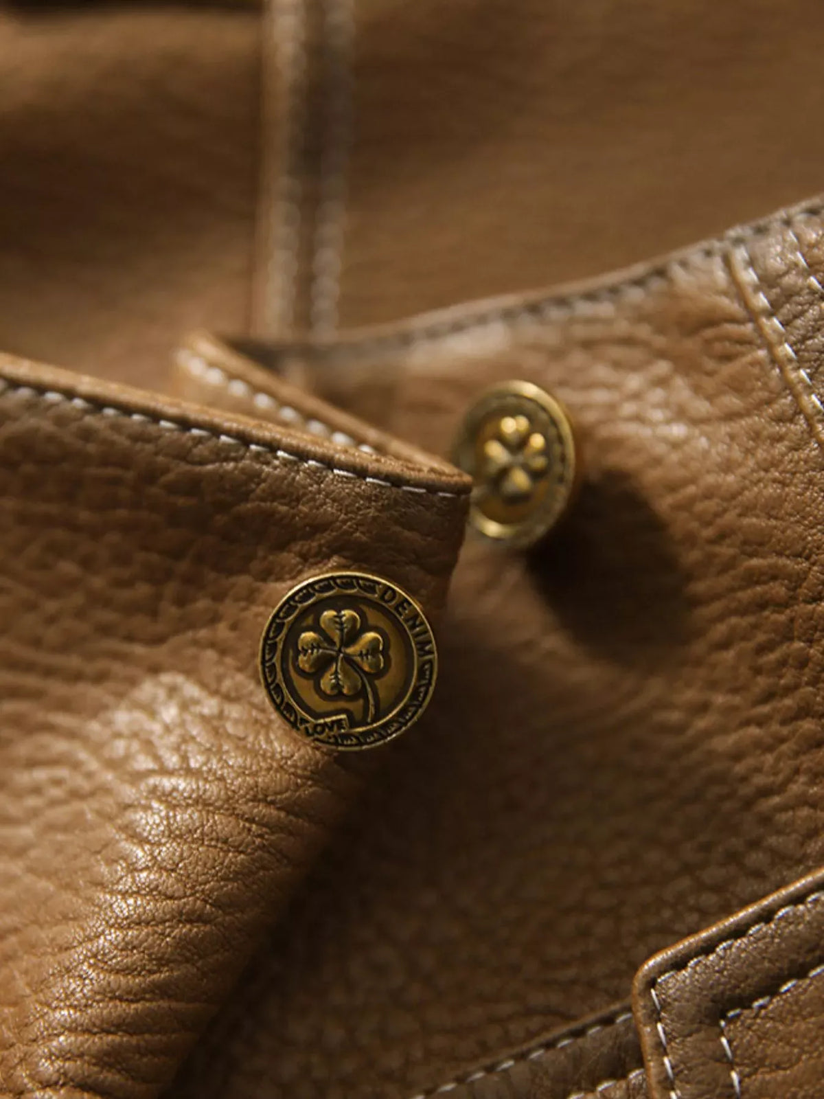 Textured Sheepskin Panel Utility Coat The Nichole Collection