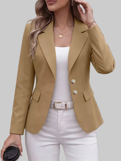 Two-Button Notched-Lapel Blazer The Nichole Collection - Official Site