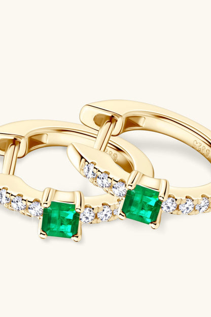 LAB-GROWN EMERALD EARRINGS The Nichole Collection - Official Site