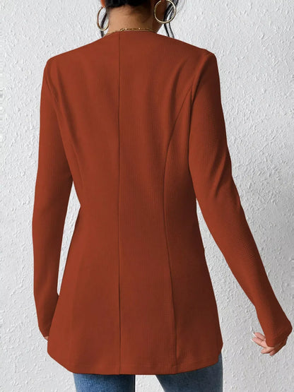 Single-Button Long-Sleeve Blazer The Nichole Collection - Official Site