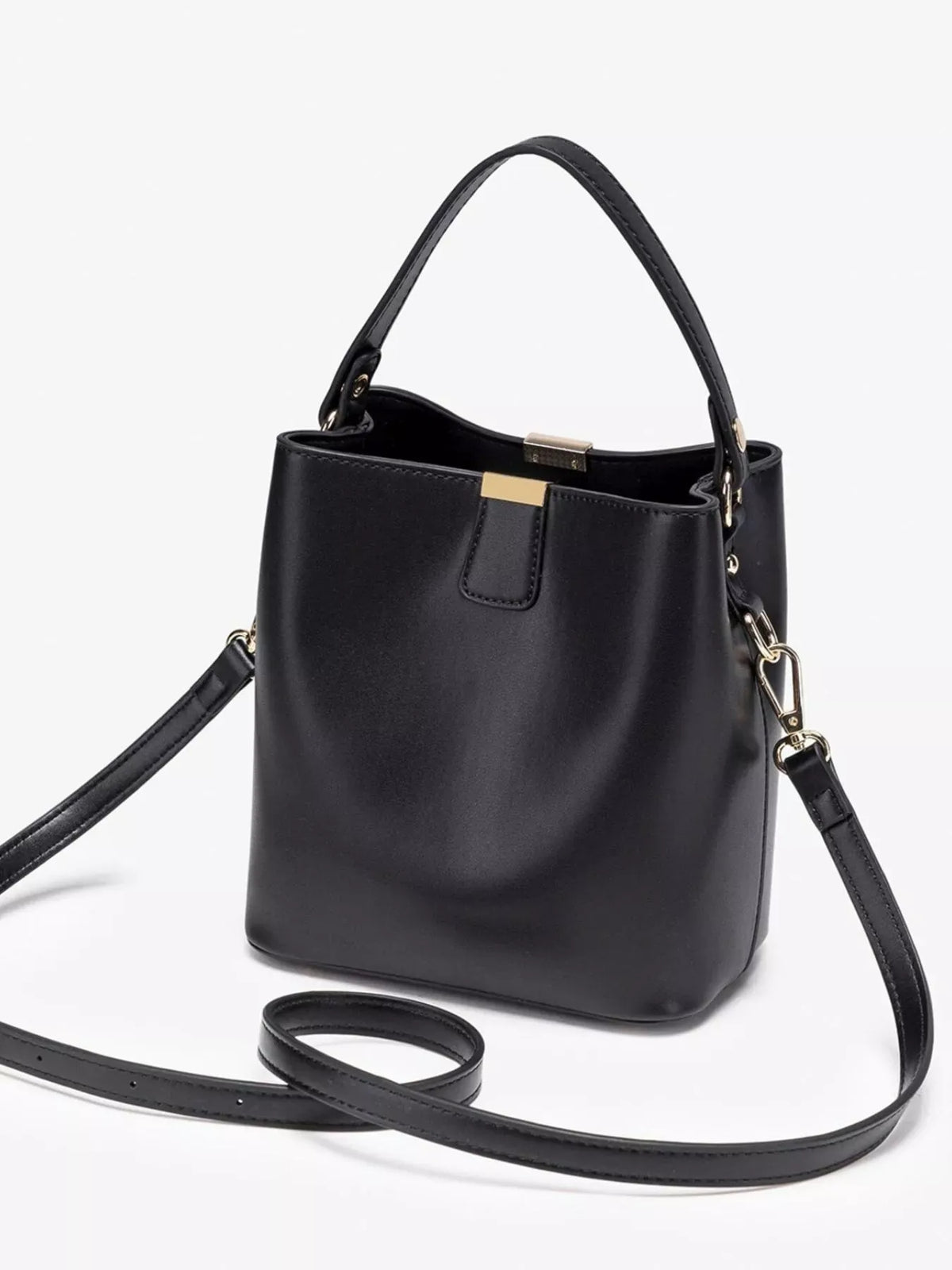 GOLD-TONE BUCKET CROSSBODY BAG The Nichole Collection - Official Site