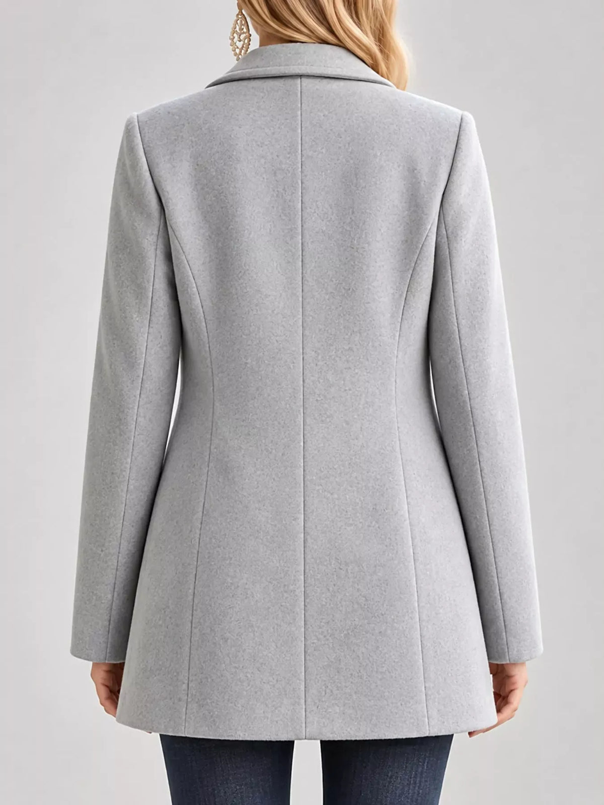 Cashmere-Blend Tailored Coat The Nichole Collection