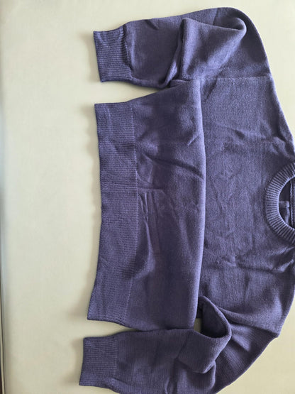 Oversized Cashmere-Blend Crewneck Sweater The Nichole Collection