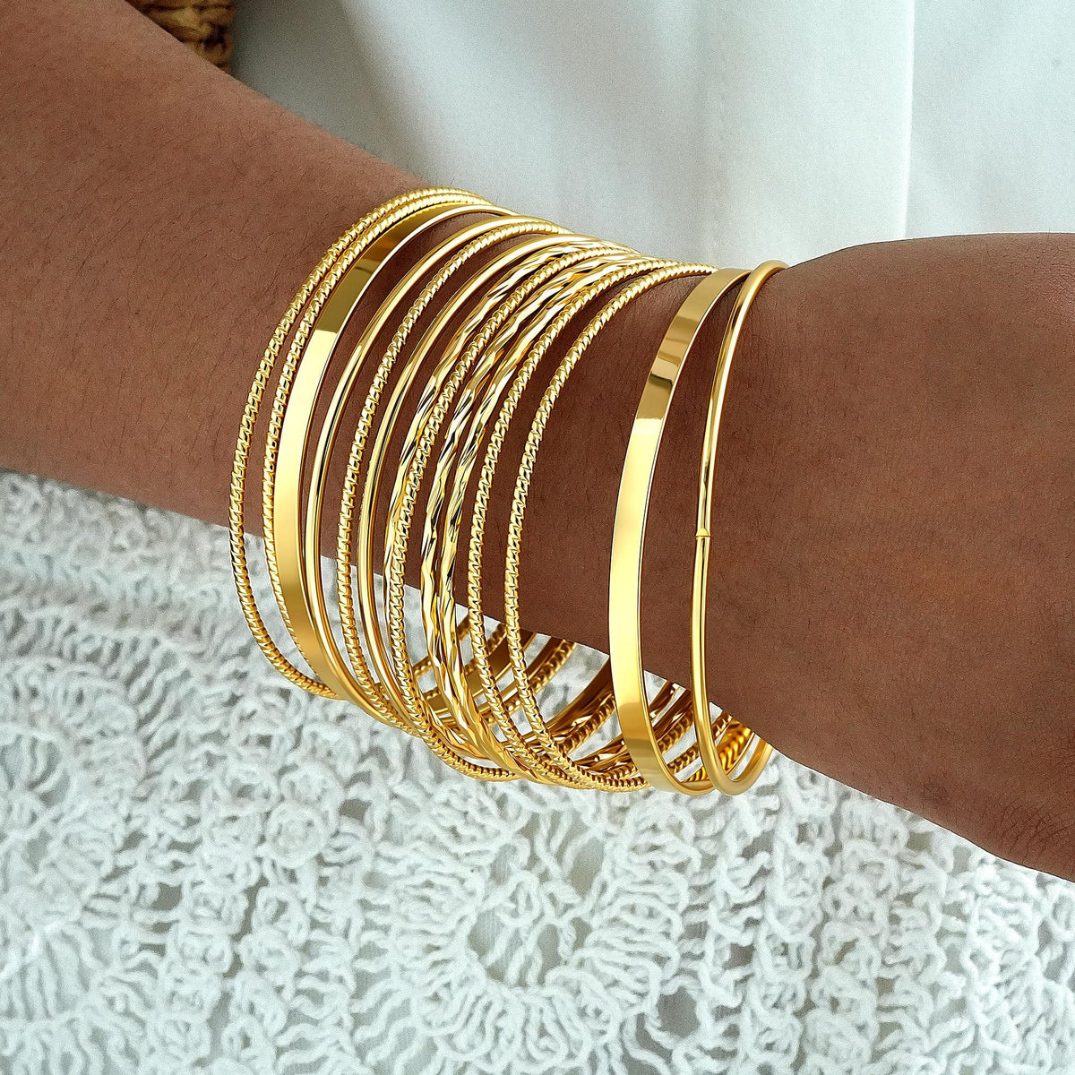 Stackable Bangle Bracelets