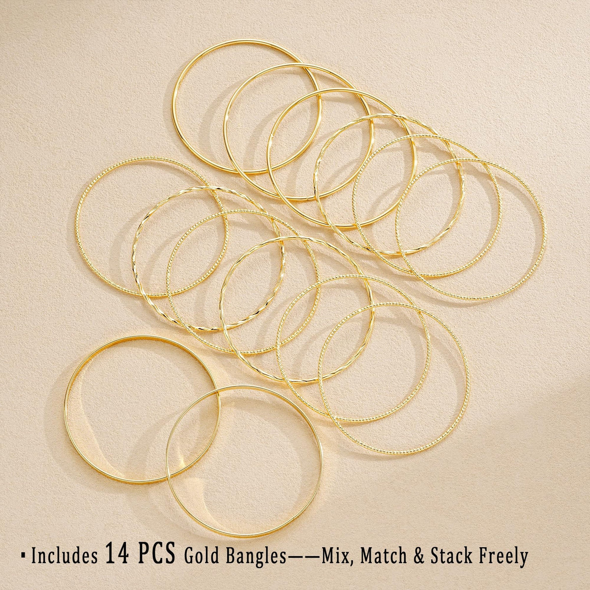 Stackable Bangle Bracelets