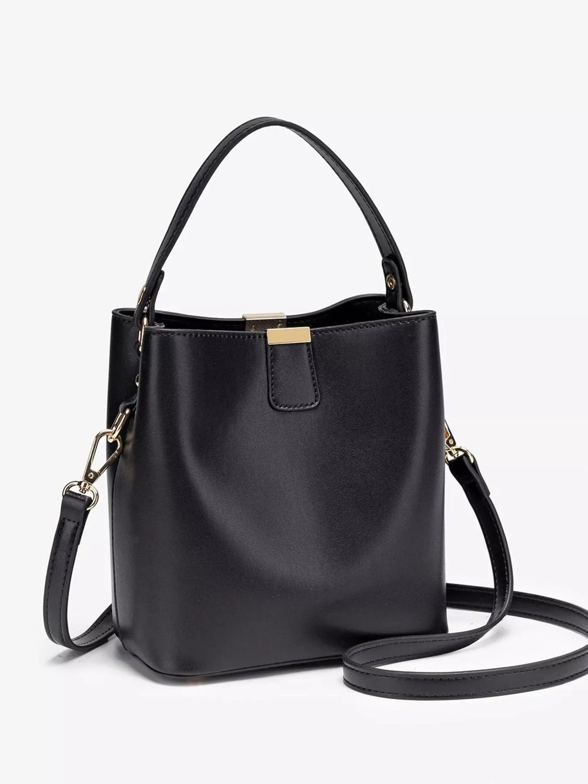 GOLD-TONE BUCKET CROSSBODY BAG The Nichole Collection - Official Site