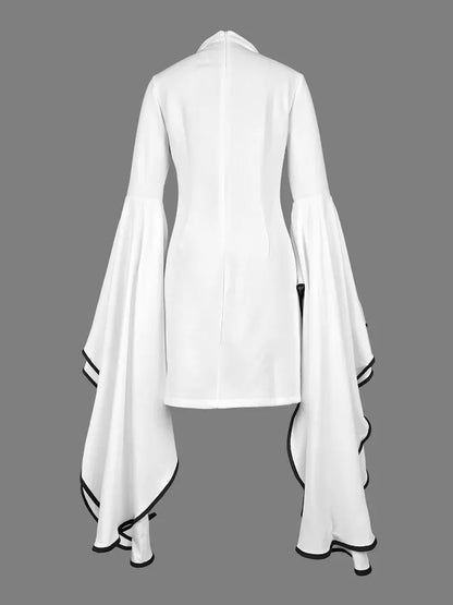 The Valentina Large Flared Sleeve Mini Dress | The Nichole Collection