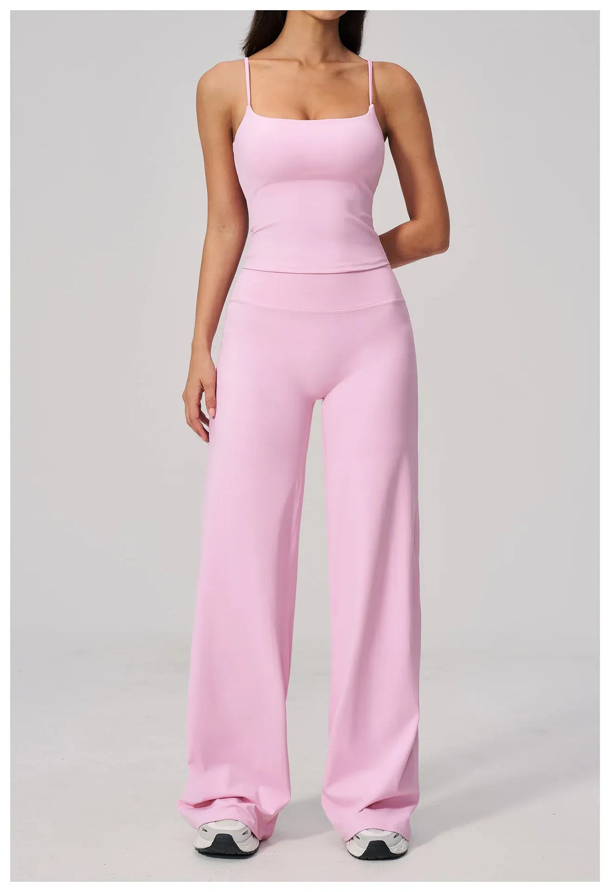 Seamless Tank and High-Waisted Pants Yoga Set The Nichole Collection