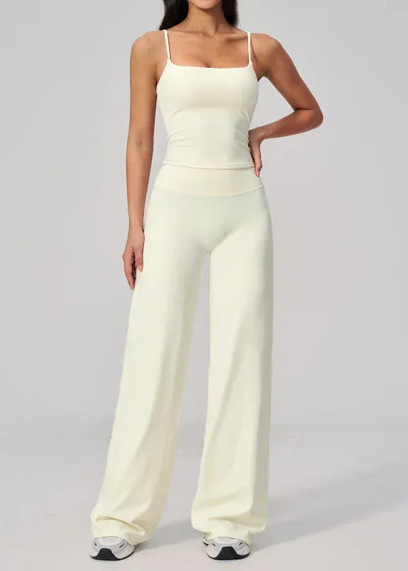 Seamless Tank and High-Waisted Pants Yoga Set The Nichole Collection