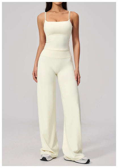 Seamless Tank and High-Waisted Pants Yoga Set The Nichole Collection