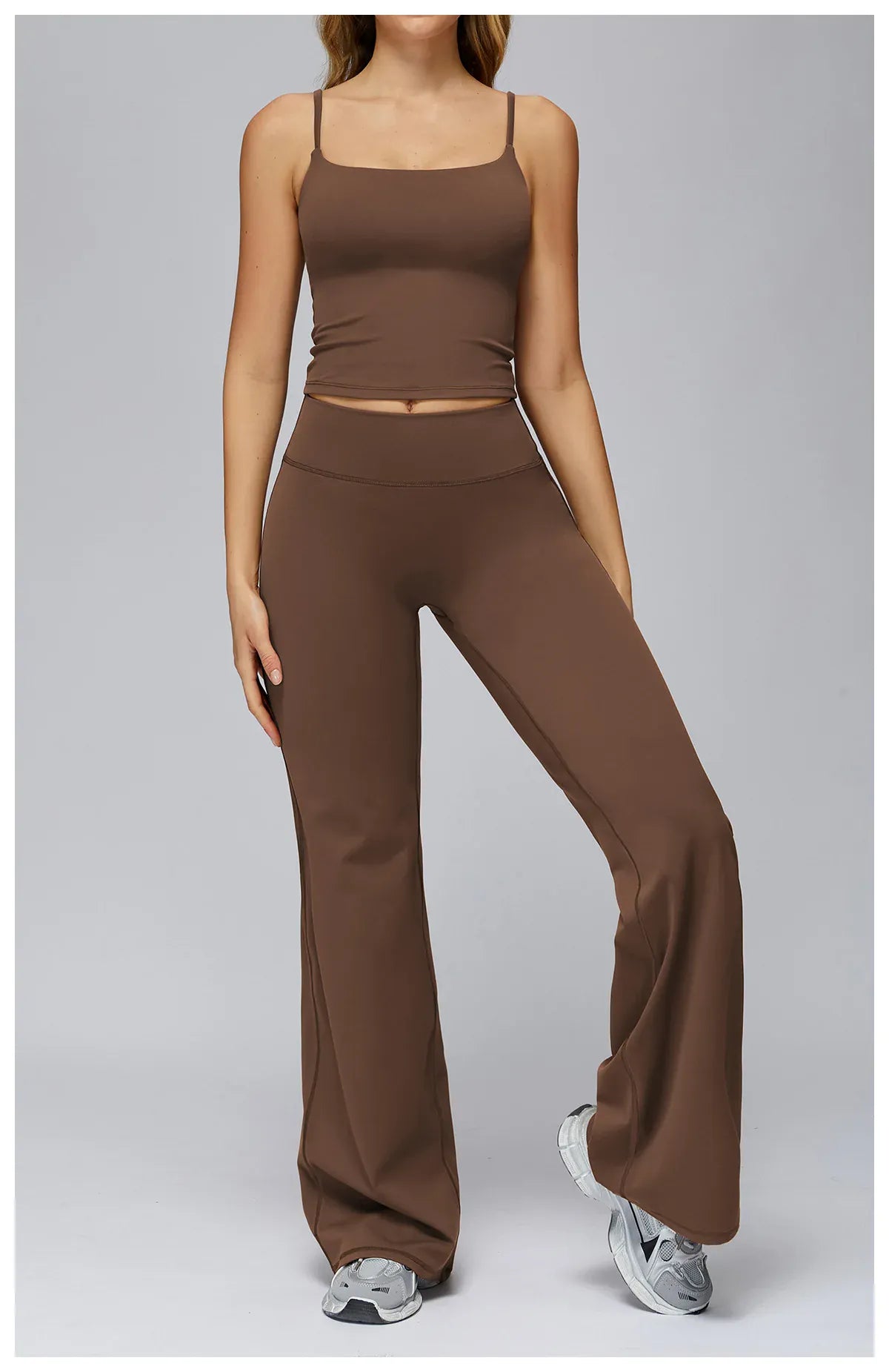 Seamless Tank and High-Waisted Pants Yoga Set The Nichole Collection