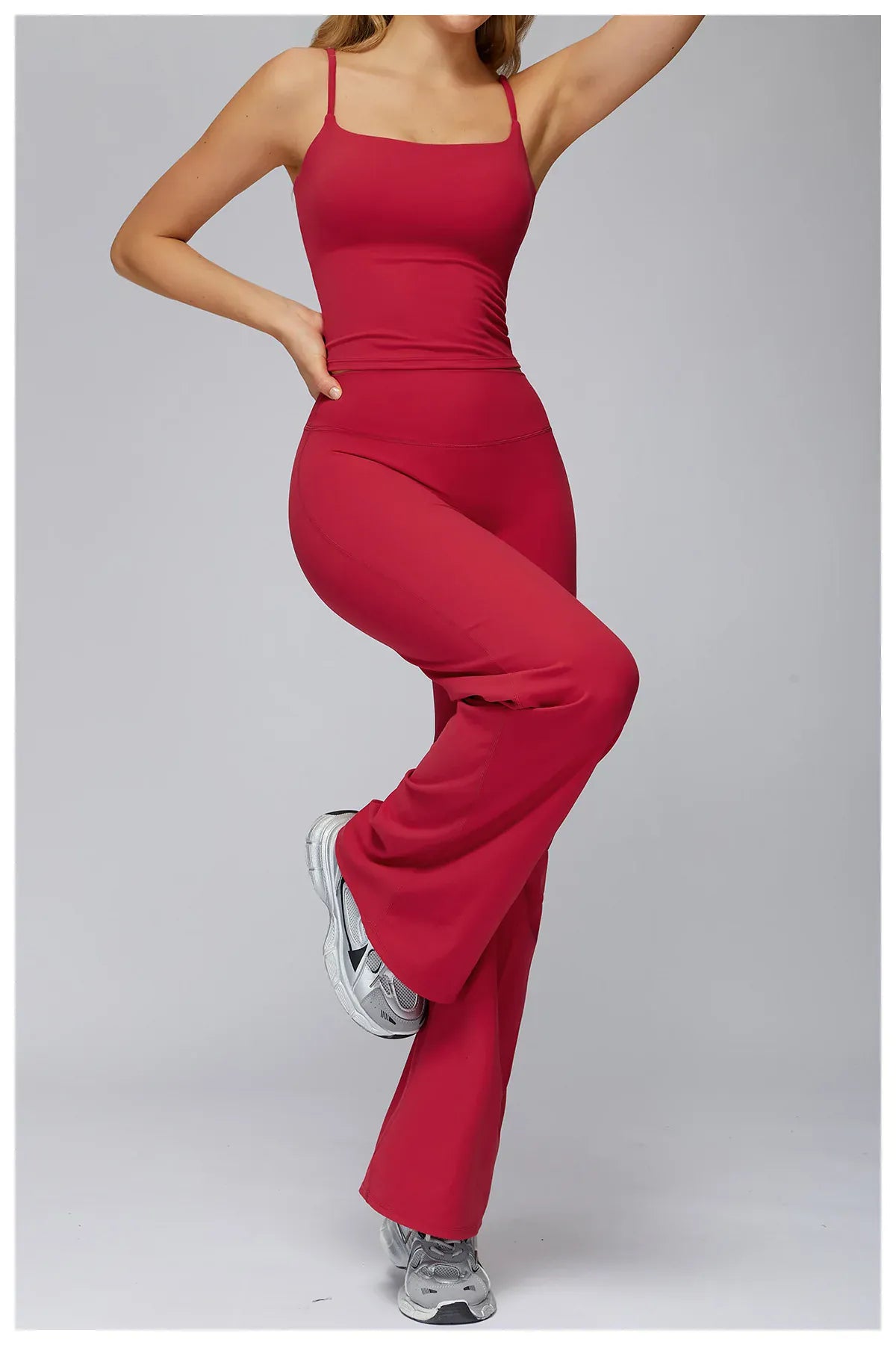 Seamless Tank and High-Waisted Pants Yoga Set The Nichole Collection