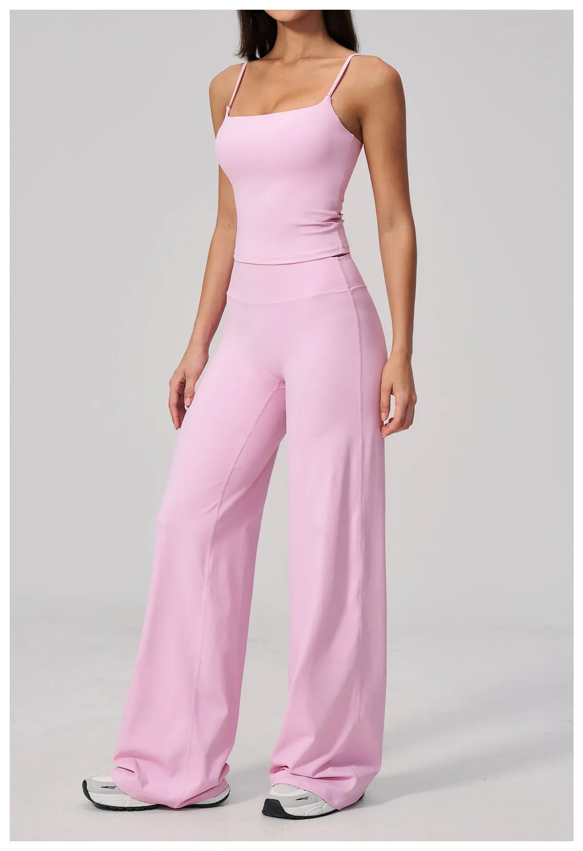 Seamless Tank and High-Waisted Pants Yoga Set The Nichole Collection