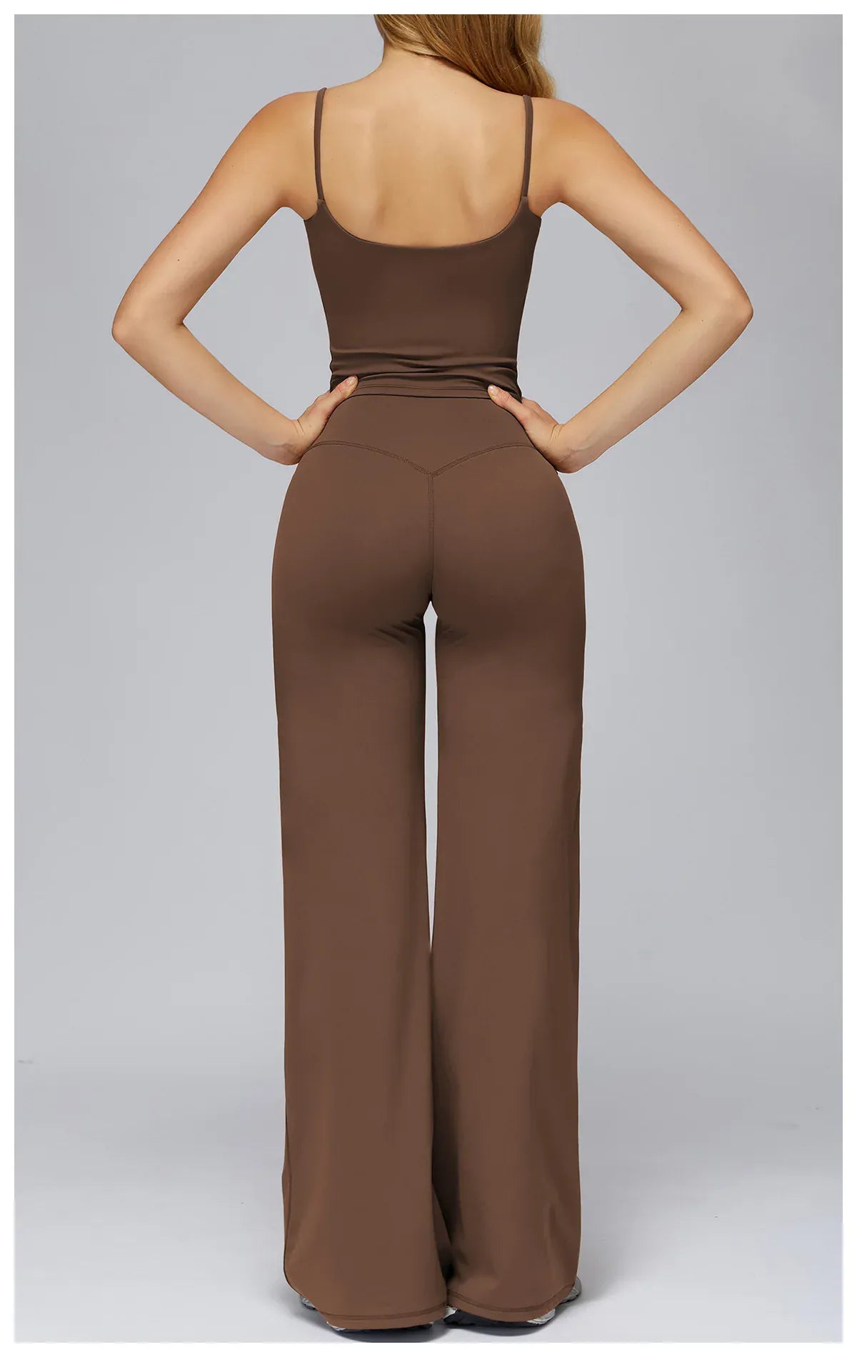 Seamless Tank and High-Waisted Pants Yoga Set The Nichole Collection