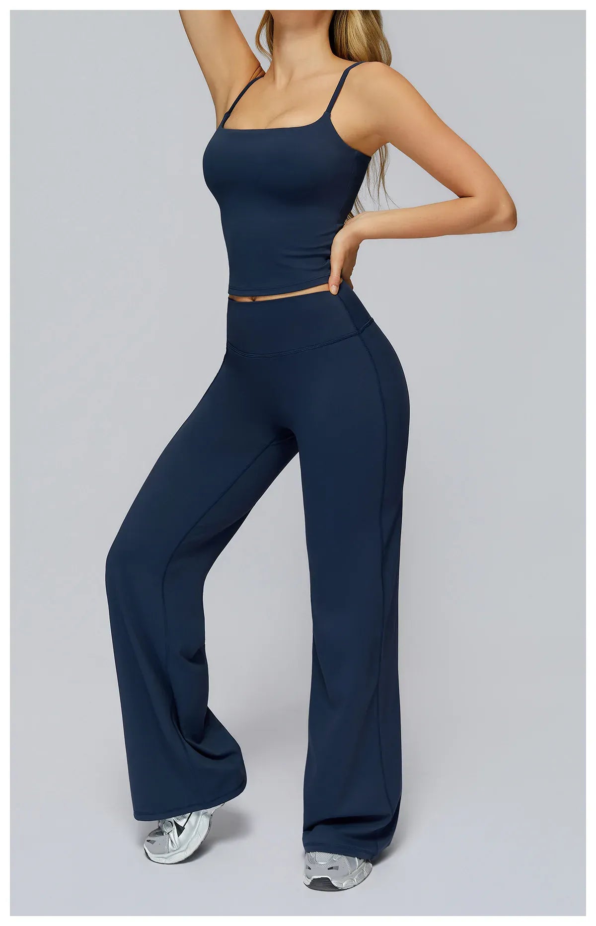 Seamless Tank and High-Waisted Pants Yoga Set The Nichole Collection