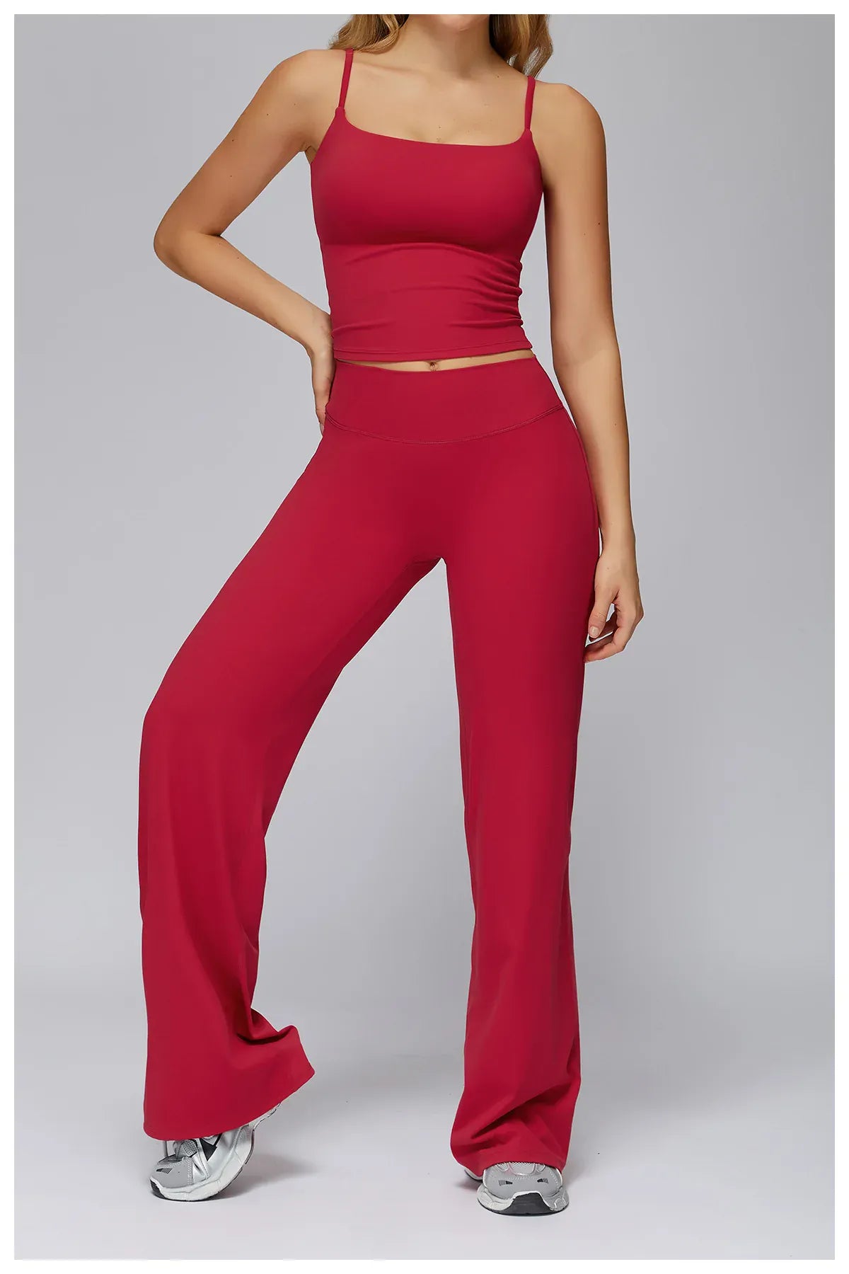 Seamless Tank and High-Waisted Pants Yoga Set The Nichole Collection