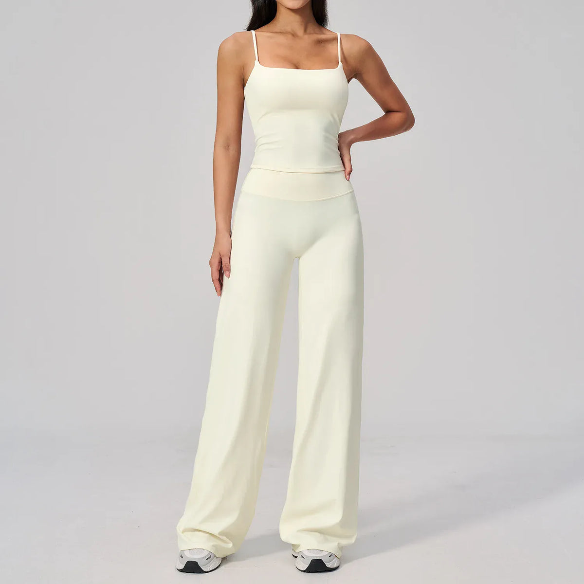 Seamless Tank and High-Waisted Pants Yoga Set The Nichole Collection