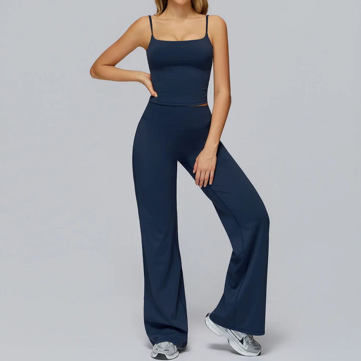 Seamless Tank and High-Waisted Pants Yoga Set The Nichole Collection