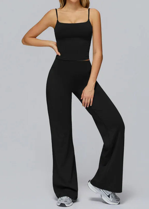 Seamless Tank and High-Waisted Pants Yoga Set The Nichole Collection
