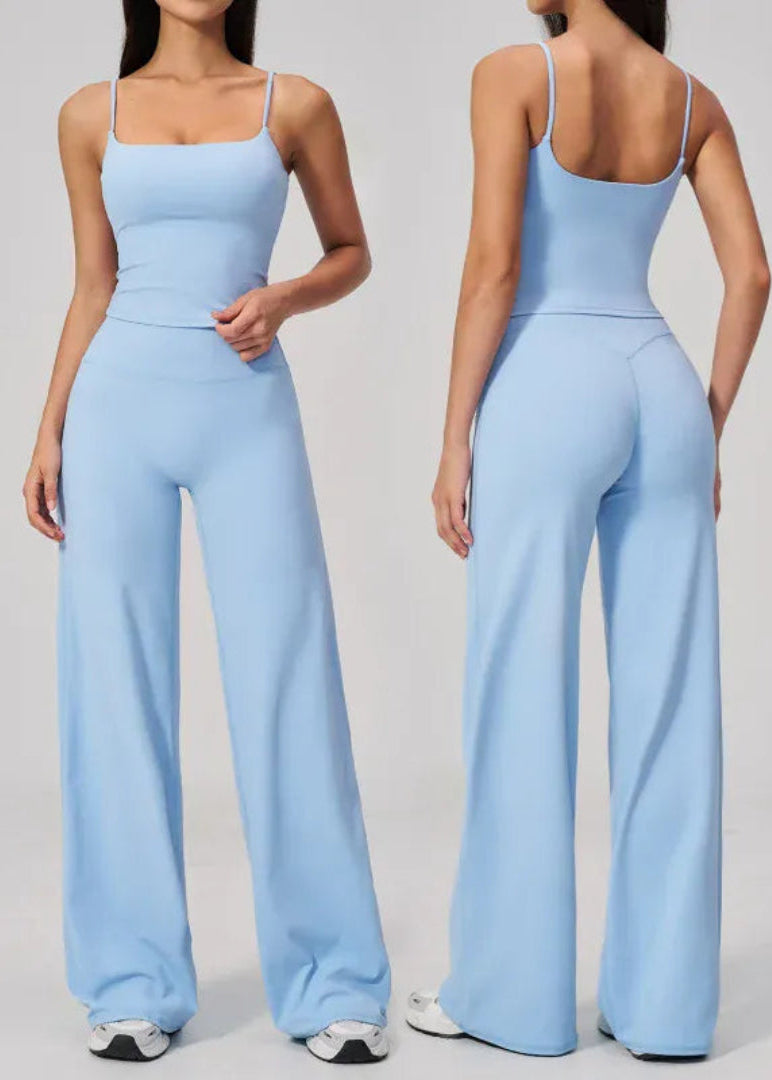 Seamless Tank and High-Waisted Pants Yoga Set The Nichole Collection