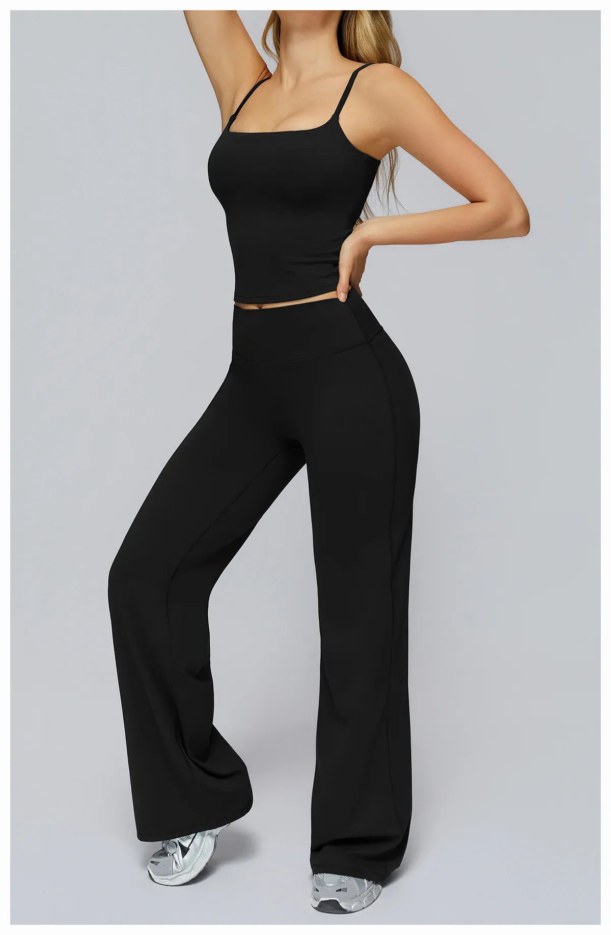Seamless Tank and High-Waisted Pants Yoga Set The Nichole Collection