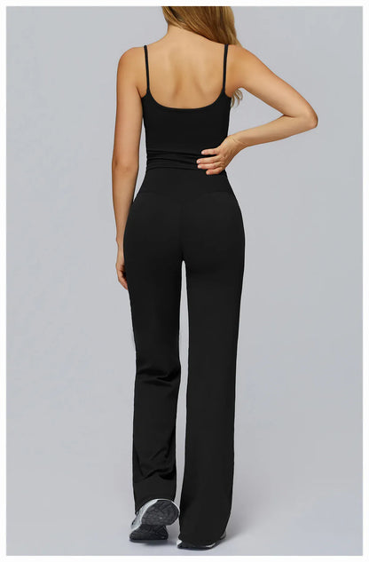 Seamless Tank and High-Waisted Pants Yoga Set The Nichole Collection