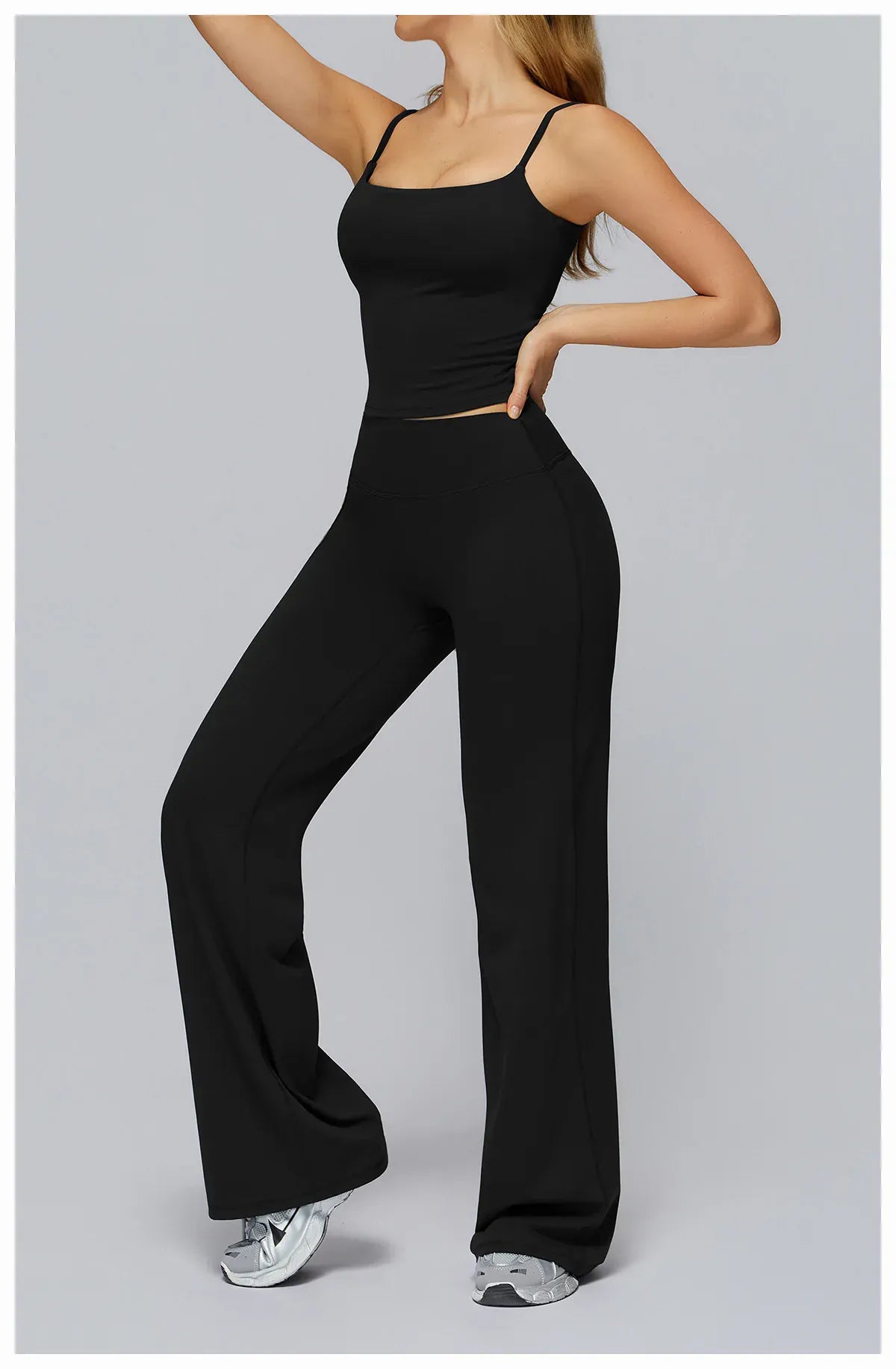 Seamless Tank and High-Waisted Pants Yoga Set The Nichole Collection