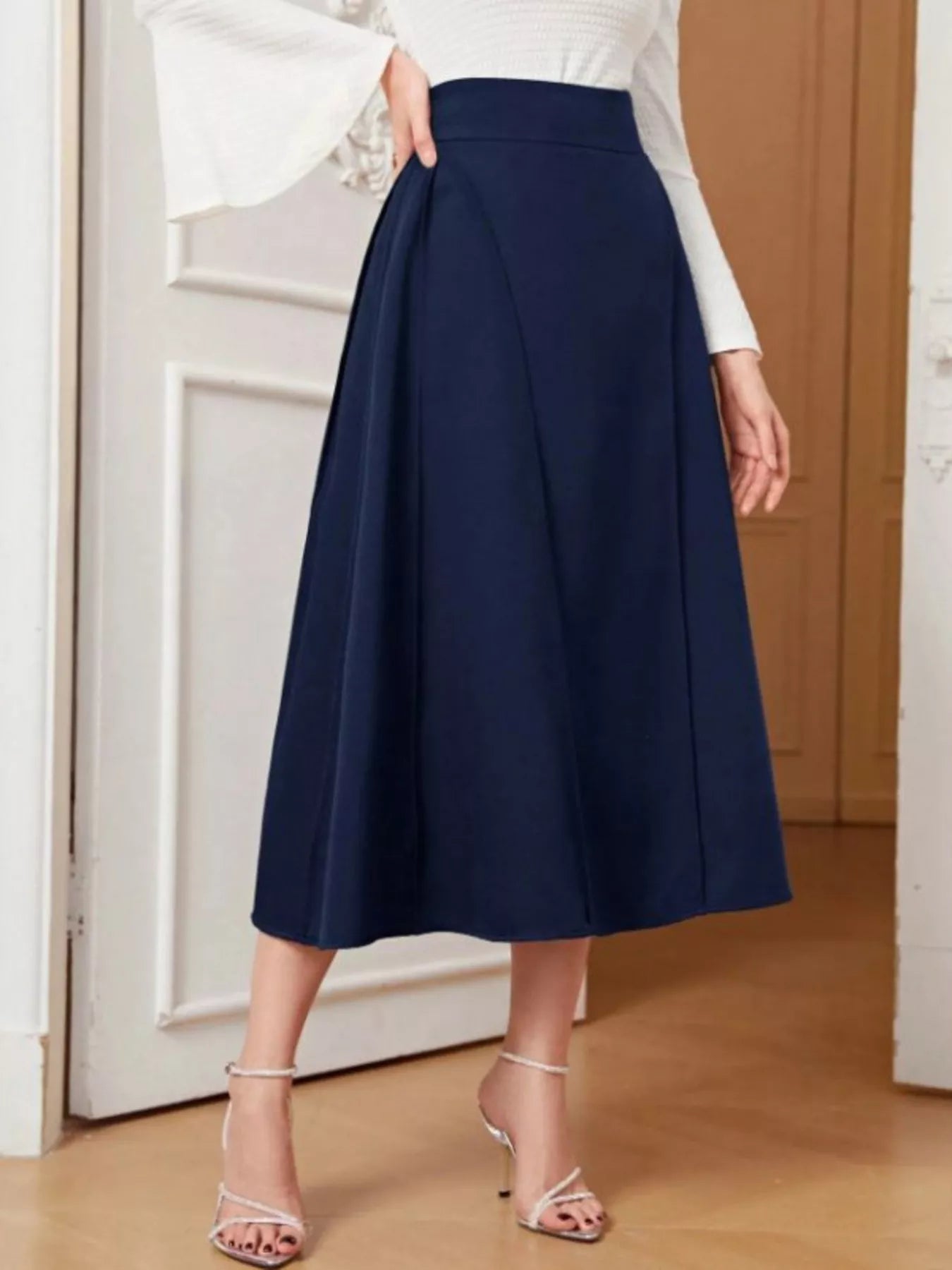 A-Line Midi Skirt The Nichole Collection - Official Site