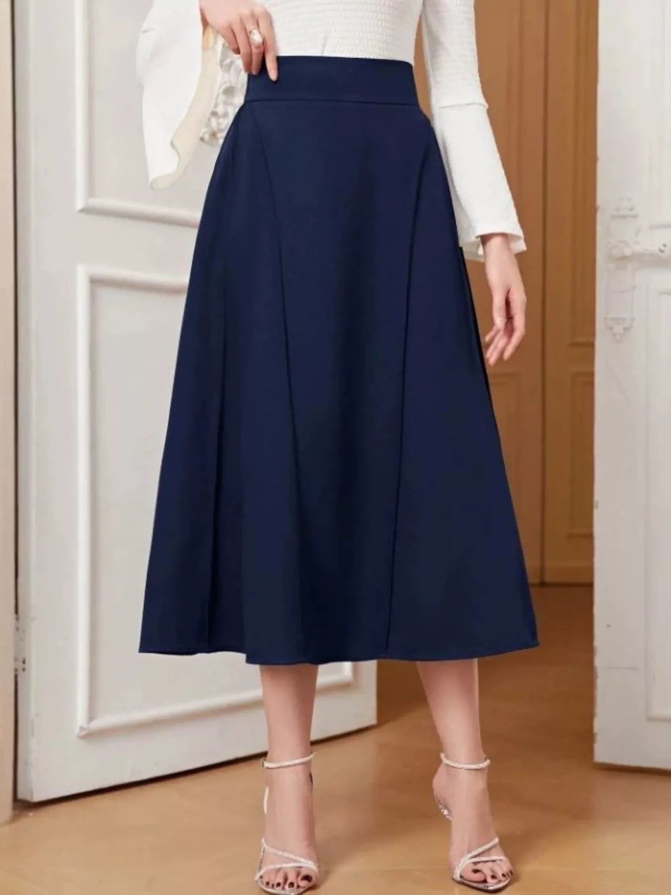 A-Line Midi Skirt The Nichole Collection - Official Site