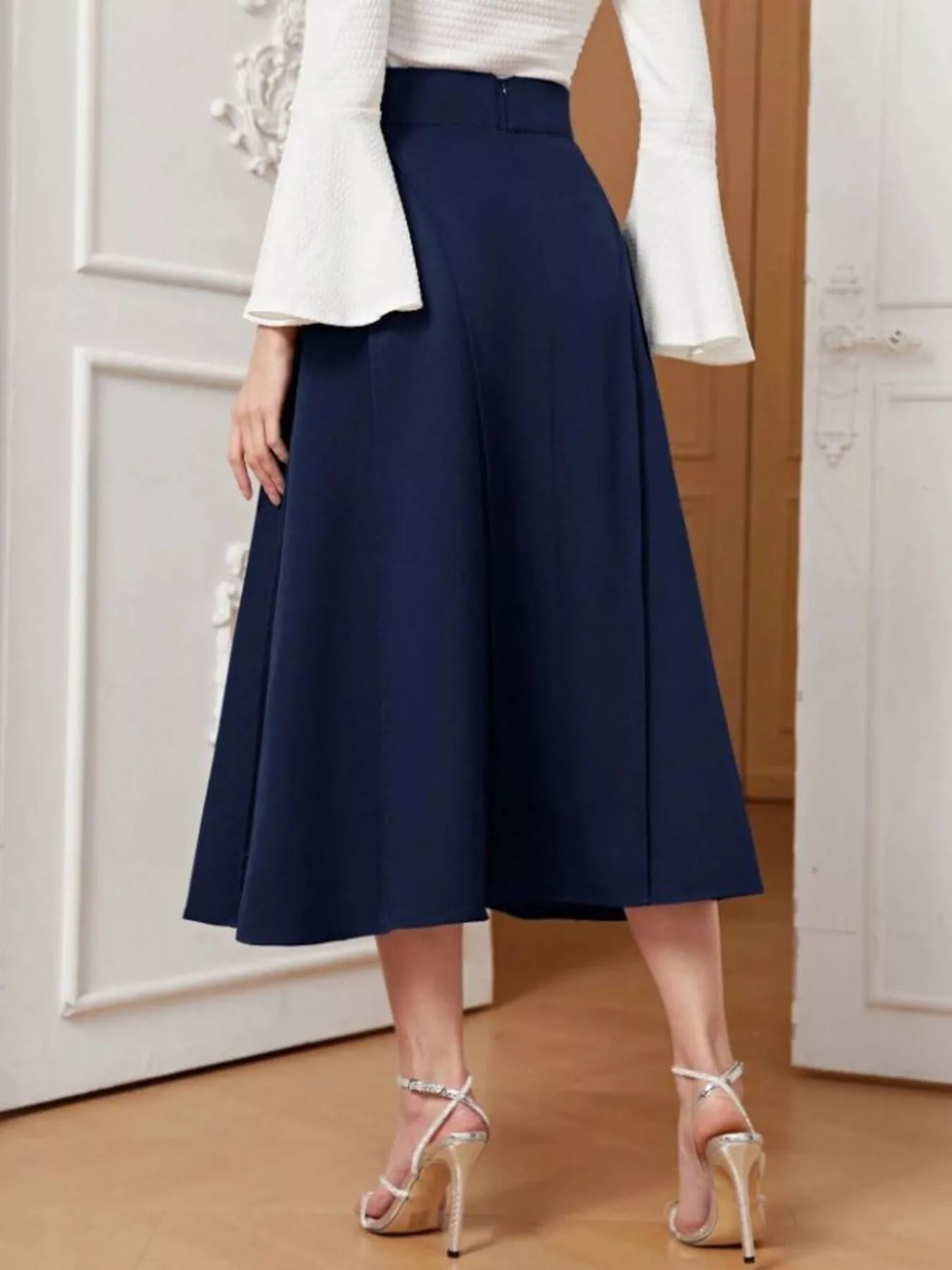 A-Line Midi Skirt The Nichole Collection - Official Site