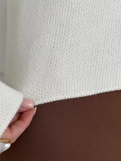 Decorative-Button Crew-Neck Knit Cardigan The Nichole Collection - Official Site