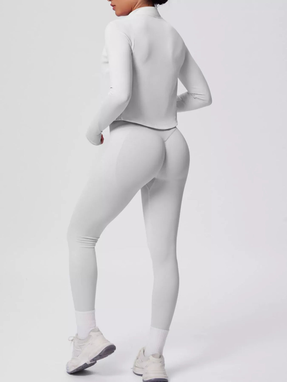 Tank, Zip-Up Jacket and Leggings Active Set The Nichole Collection - Official Site