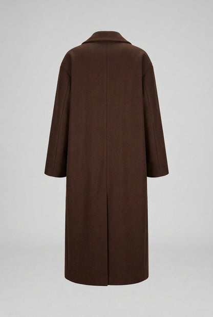 Double-Breasted Longline Coat The Nichole Collection