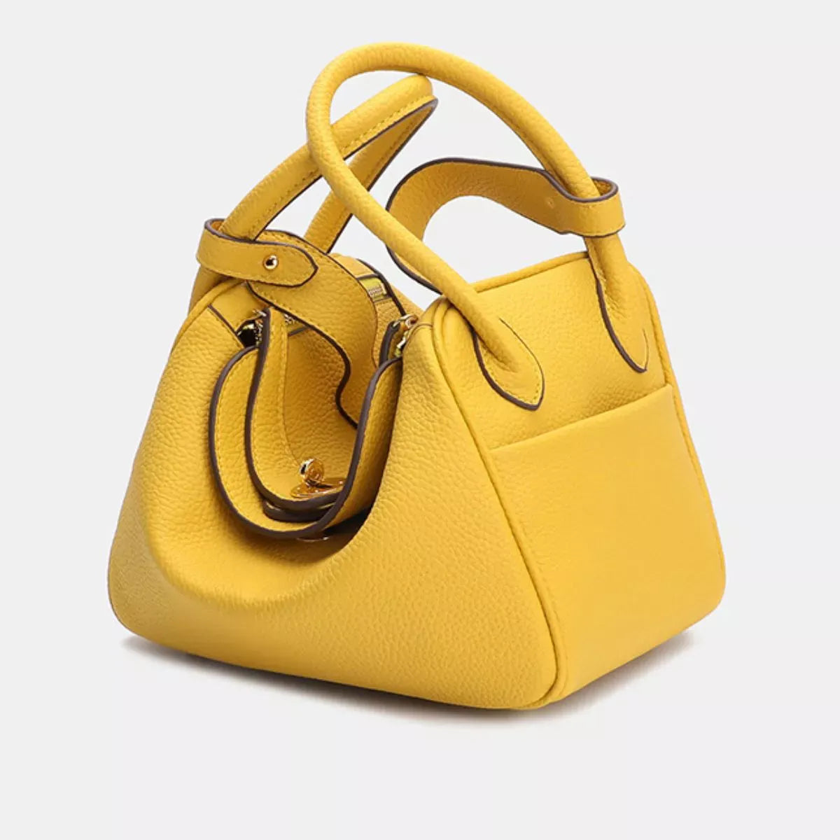 PEBBLED FOLD-OVER SATCHEL The Nichole Collection - Official Site